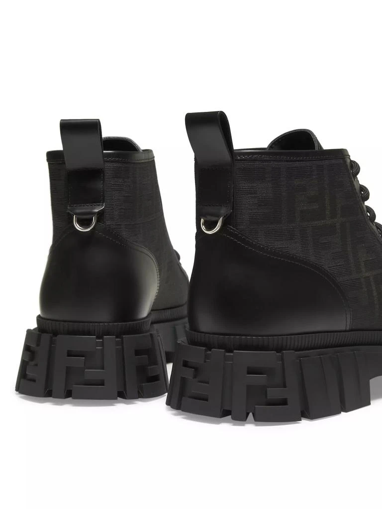 Fendi Lace-Up Ankle Boots 3