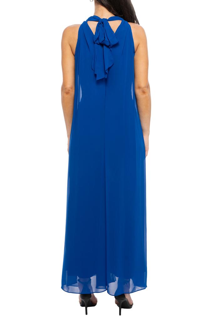 MARINA Chiffon Wide Leg Jumpsuit