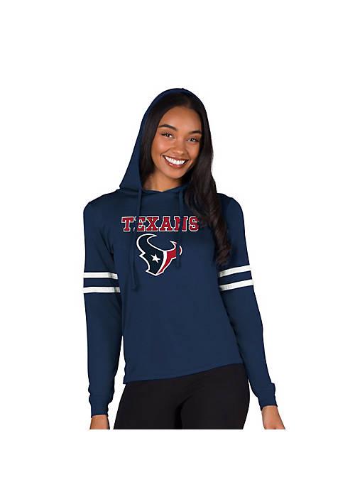 Concepts Sport Sport Nfl Marathon Ladies Houston Texans Knit L S Hoodie