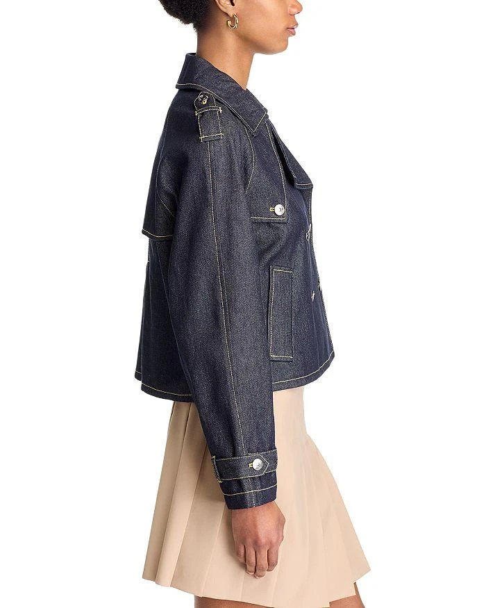 Steve Madden Sirus Double Breasted Denim Jacket 4