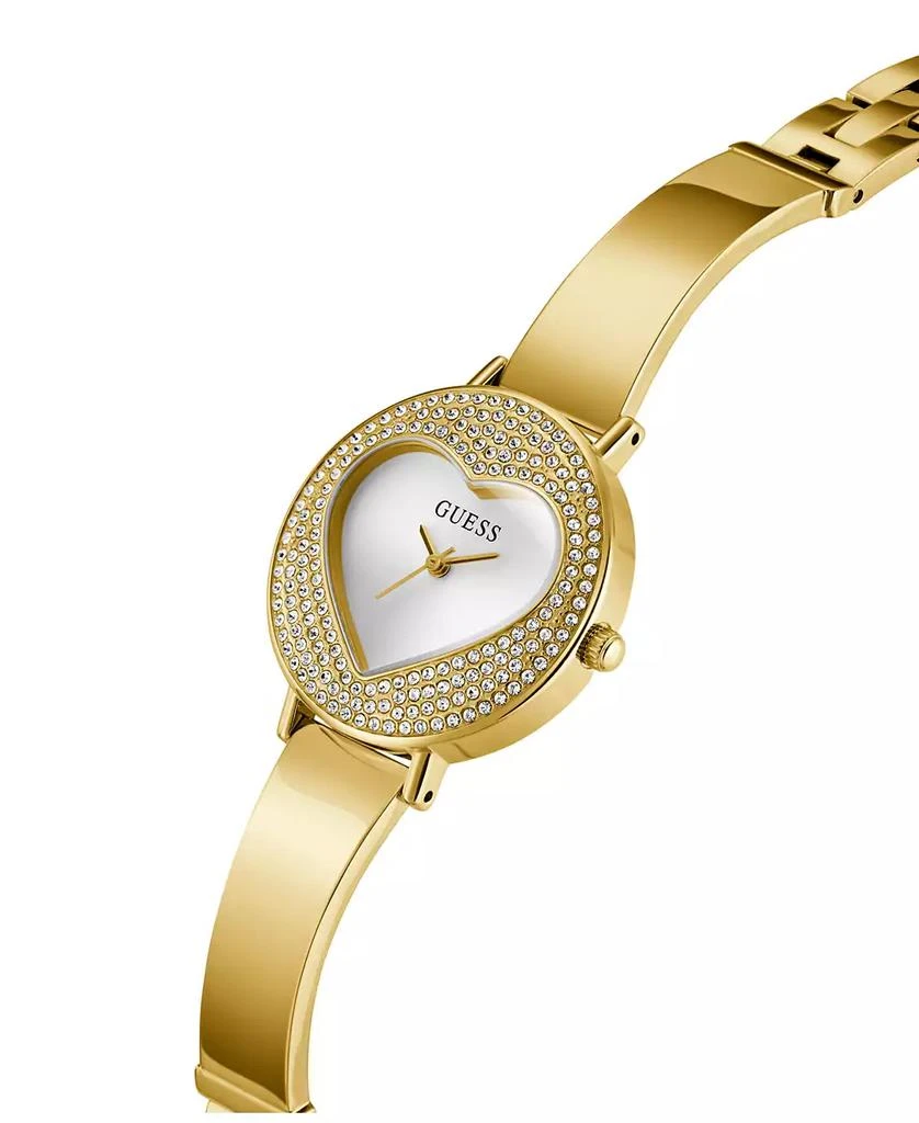 GUESS Women's Gold-Tone Glitz Analog Watch, 30mm 4