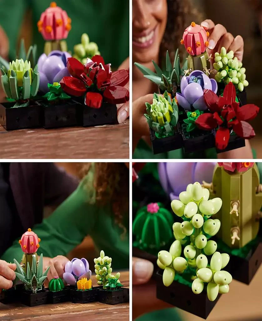 LEGO Icons 10309 Succulents Botanical House Plants Adult Toy Building Set 5