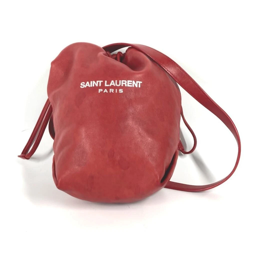 Yves Saint Laurent Leather Pochette Shoulder Bag (Pre-Owned)