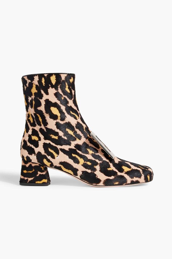 Tres Vivier Polly 45 レザー アンクルブーツ ROGER VIVIER Très Vivier Polly 45 スエード アンクルブーツ