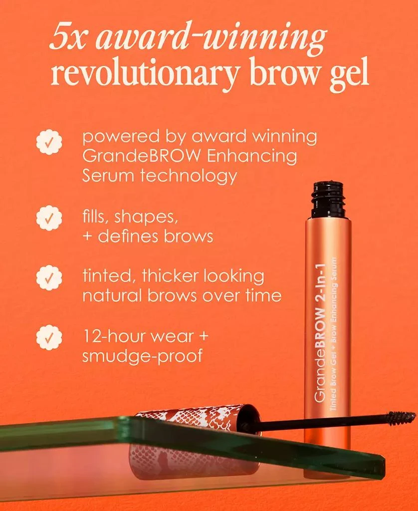 Grande Cosmetics GrandeBROW 2-In-1 Tinted Brow Gel + Brow Enhancing Serum 20