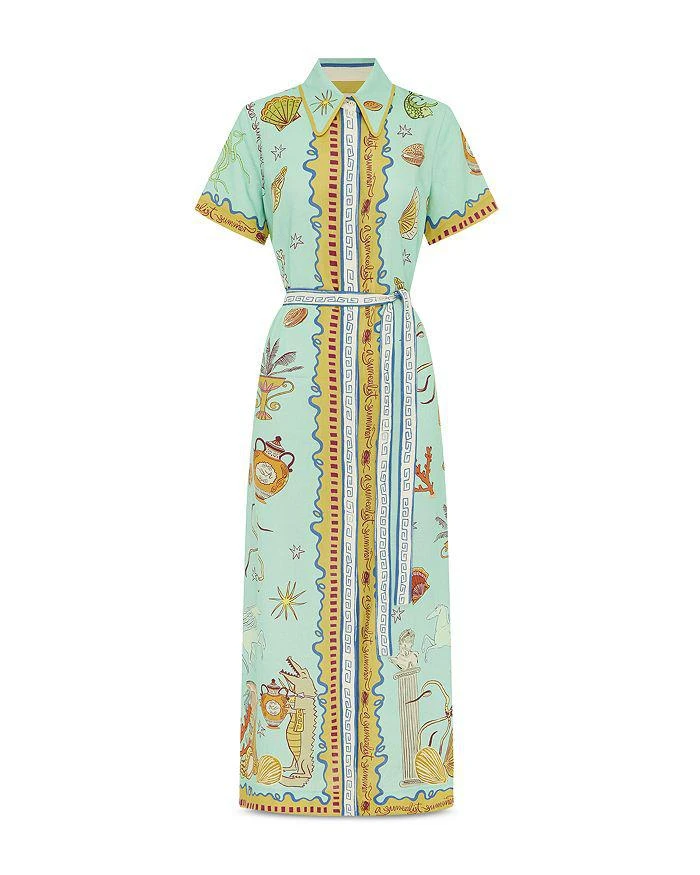 Surrealist Linen Shirt Dress  On Sale Now with Up to 25% Off | Discover  Exclusive Deals & Savings at BeyondStyle  Authentic ALMAIS women|dress  with Limited-Time Discounts, Free Shipping, and Price