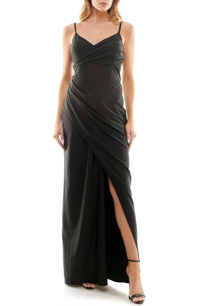 Speechless Ruched Sheath Gown 1