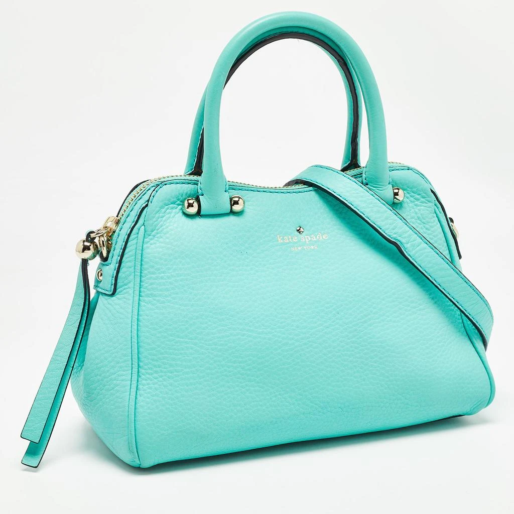 Kate Spade Tiffany Blue Leather Mini Charles Street Audrey Satchel 2