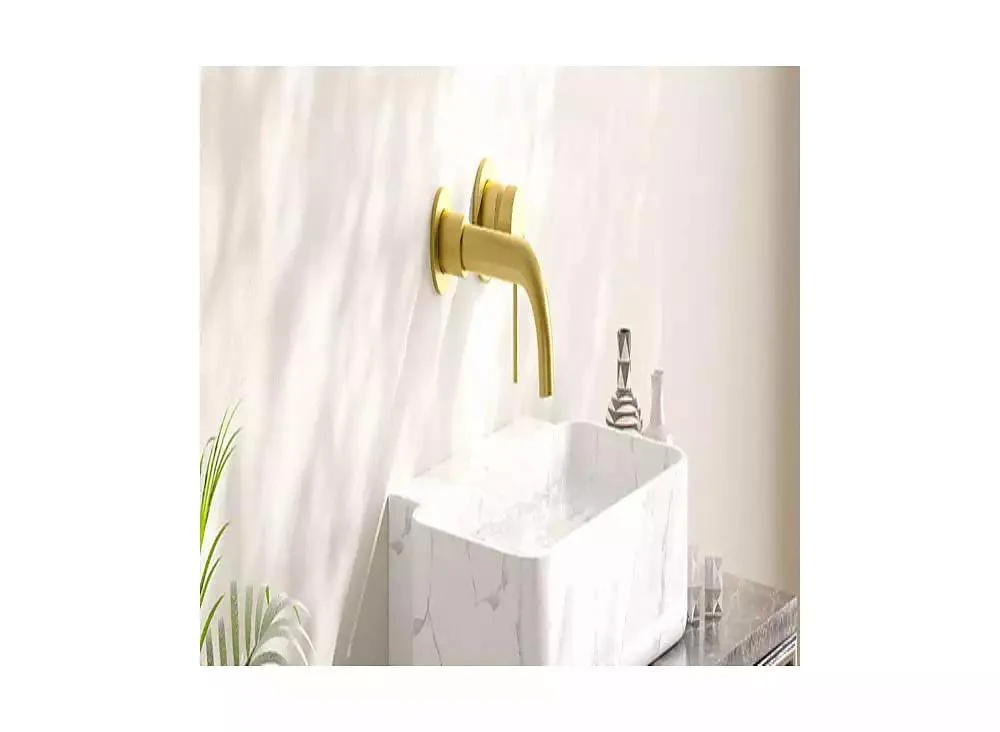 Slickblue Wall Mount Faucet for Bathroom Sink or Bathtub Sleek and Space-Saving Design 2