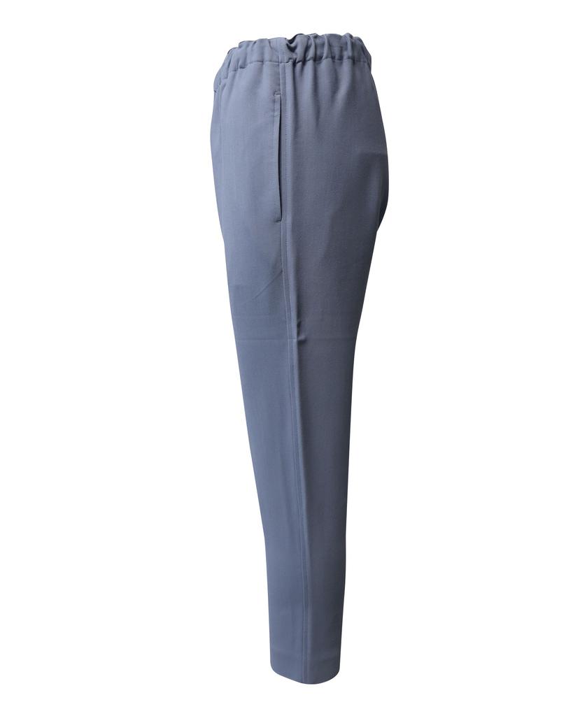Bassike Bassike Tapered Pants in Blue Viscose