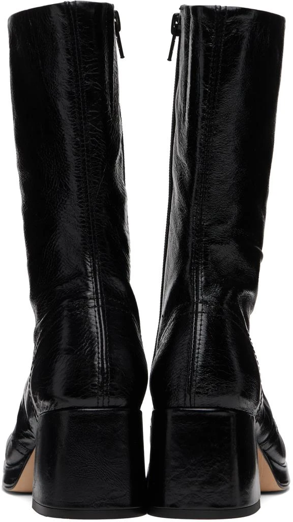 MIISTA Black Cass Crinkle Boots 2