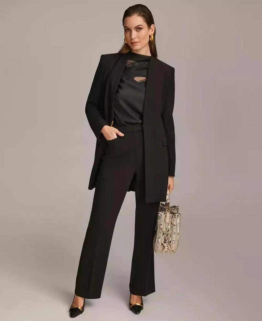 Donna Karan Women's Collarless Hardware Blazer, Regular & Petite Sizes 4