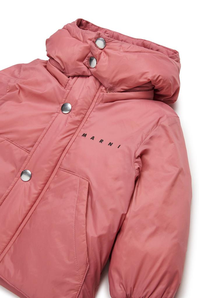 Marni Kids Logo Printed Hooded Jacket – On Sale Now with Up to 54