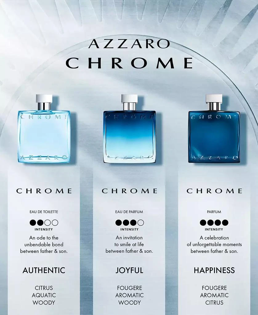 AZZARO Men's Chrome Parfum Spray, 3.38 oz. 6