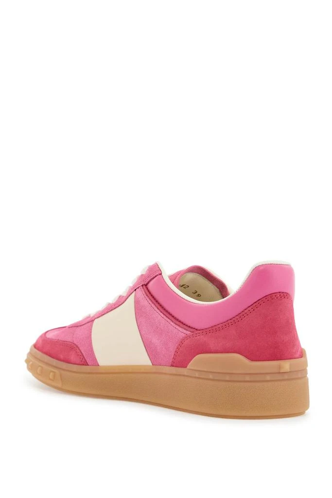 Valentino velcro sneakers in cyclamen and pink 3