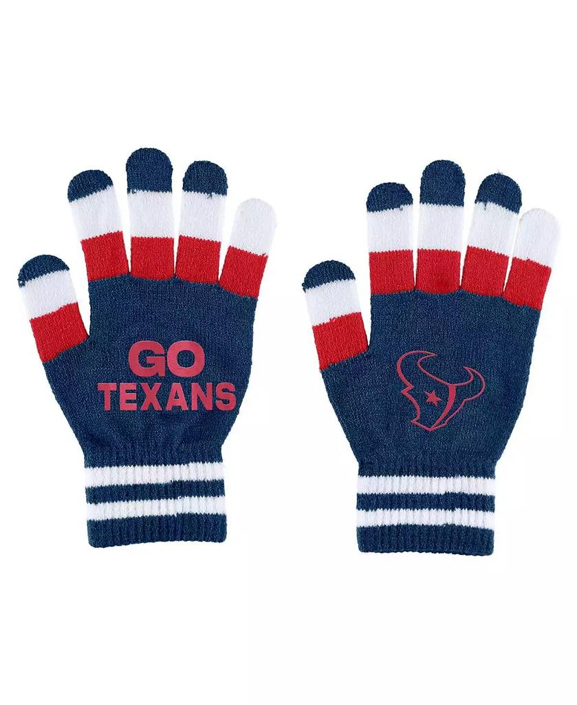 WEAR by Erin Andrews Women's Houston Texans Striped Scarf and Gloves Set