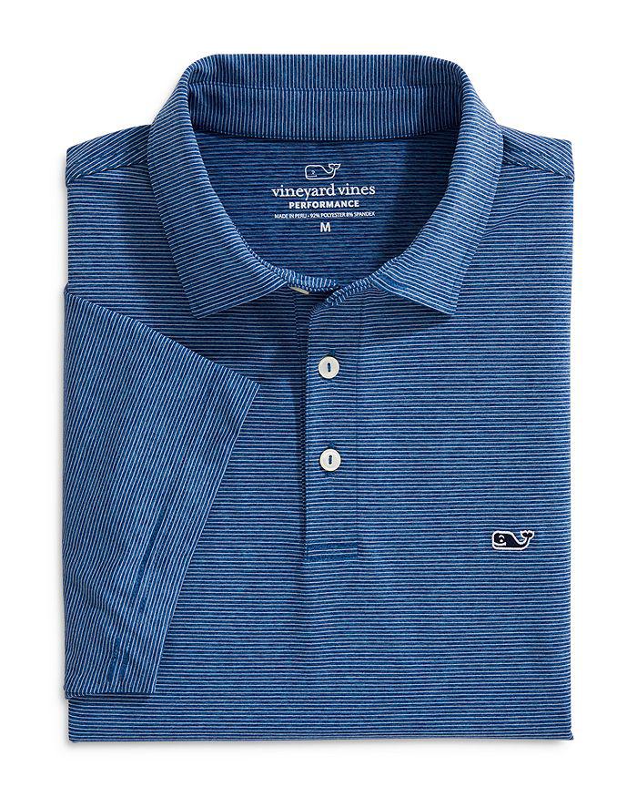 Vineyard Vines St. Jean Stripe Sankaty Regular Fit Polo Shirt