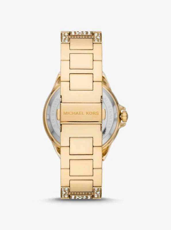 Michael Kors Oversized Camille Pavé Gold-Tone Watch - Quartz  display picture 1