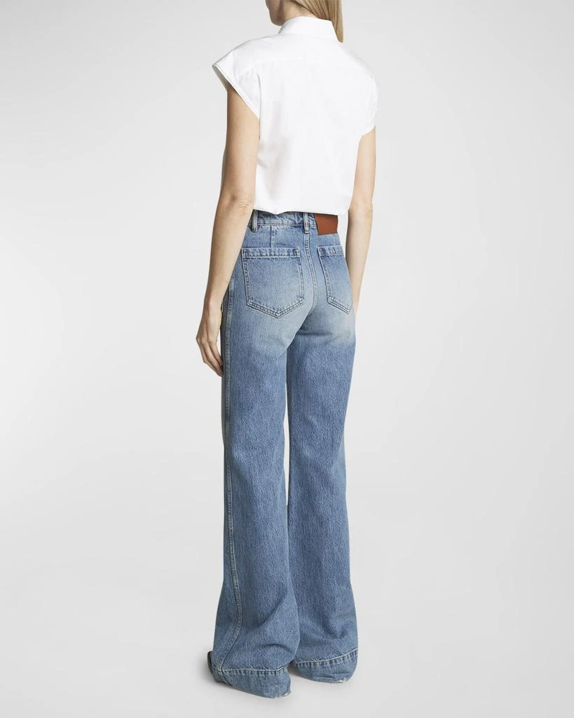 Victoria Beckham Alina Straight-Leg Jeans 4