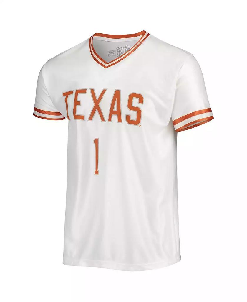 The Original Retro Brand Men's White Texas Longhorns Basketball Jersey