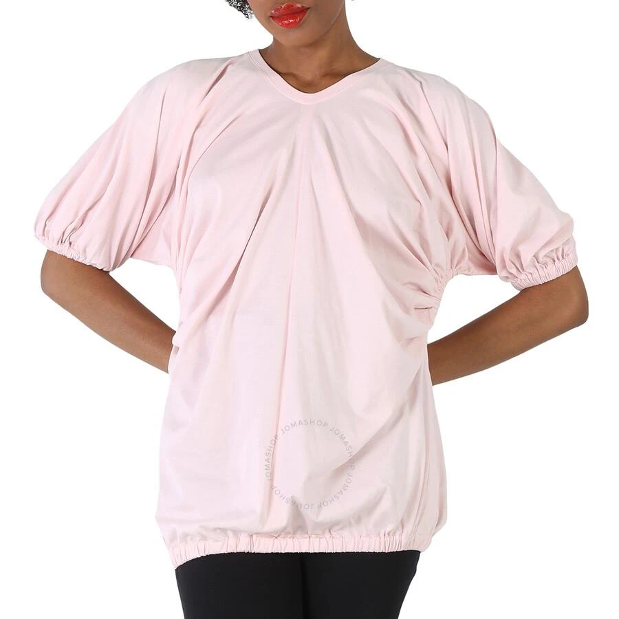 Burberry Ladies Alabaster Pink Lana Coordinates Print Shirt 1