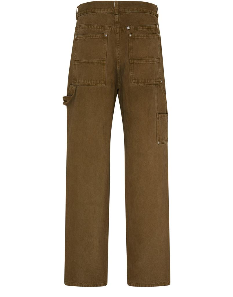 【関税＆送料込み】Givenchy Regular Fit Pants GIVENCHY Distressed denim and satin straight-leg pants | NET