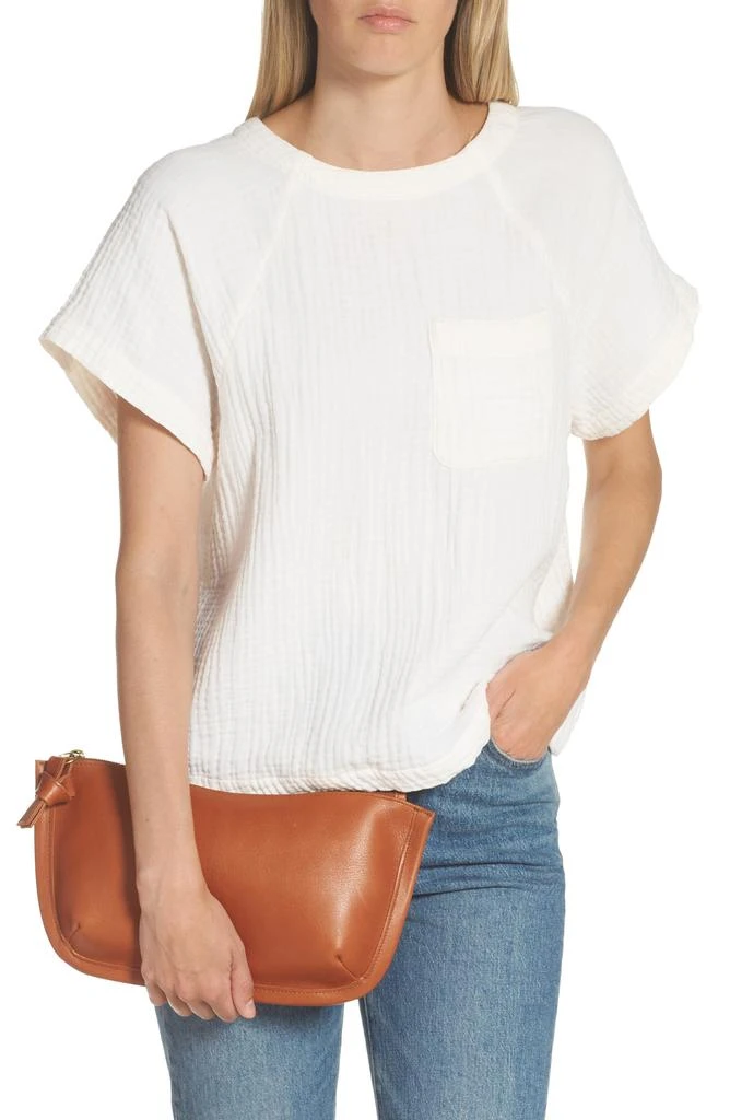 Madewell The Sydney Leather Clutch Bag 2
