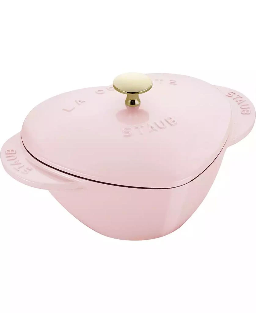 Staub Enameled Cast Iron 1.75-Quart Heart Cocotte