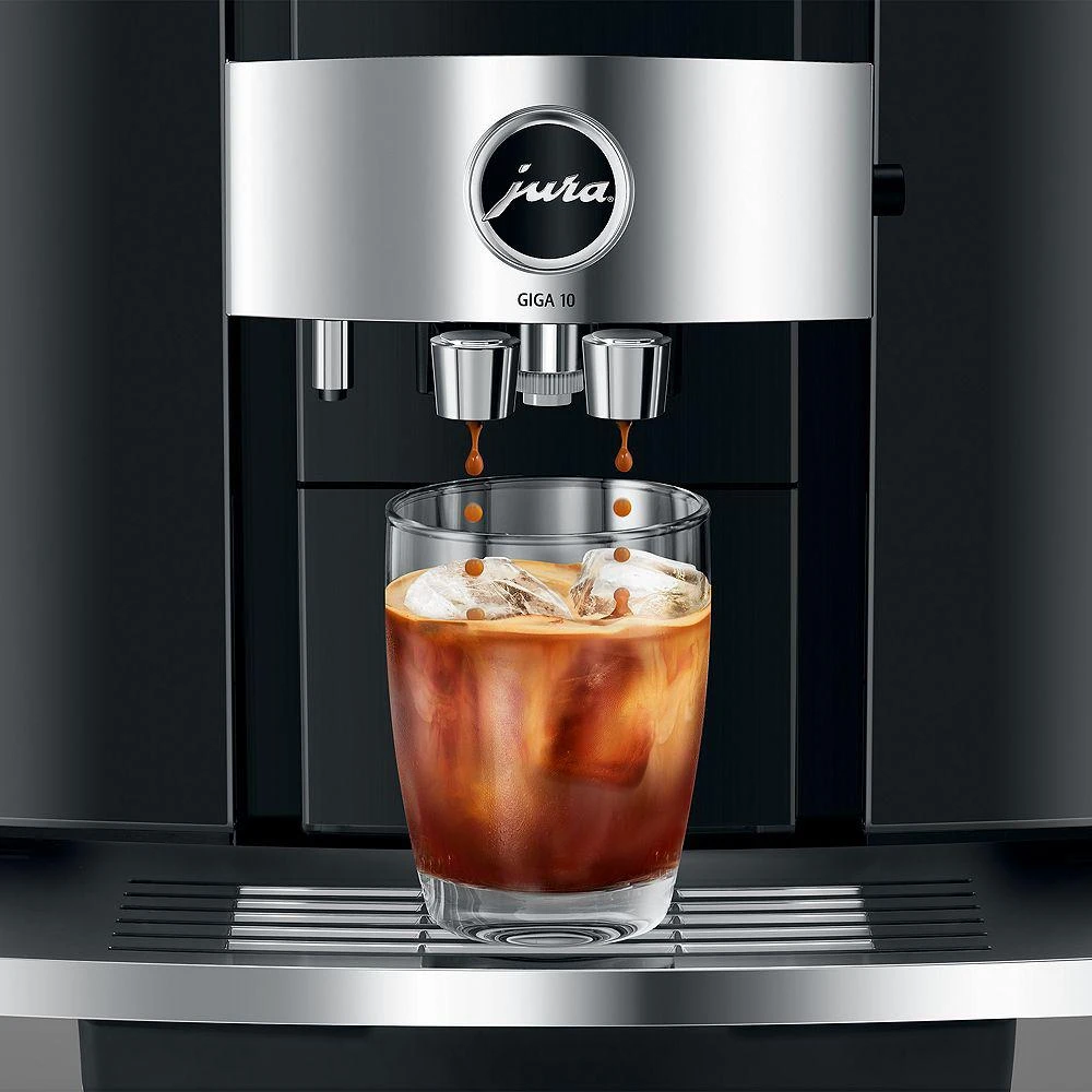 JURA GIGA 10 Hot
Cold Brew with Two Bean Hoppers in Diamond Black 9
