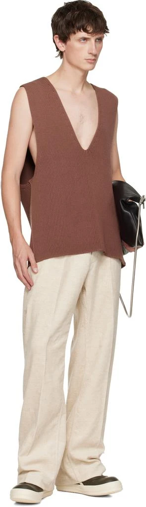 Rick Owens Khaki Concordians Jumbolace Geobasket Sneakers 5