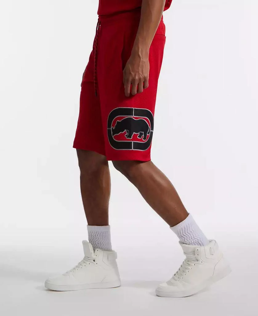 Ecko Unltd Men's Touch Base Birdseye Mesh Shorts 5