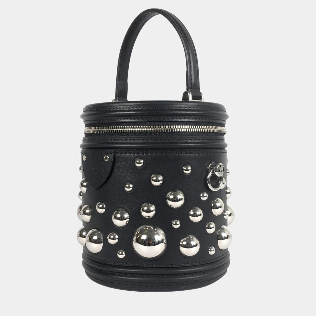 Louis Vuitton Louis Vuitton Black Calfskin Leather Yayoi Kusama Cannes Top Handle Bag 4