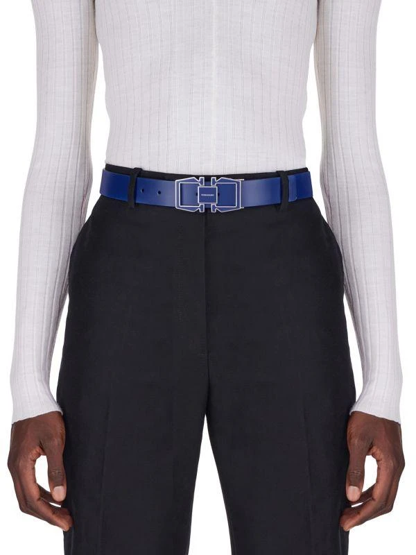 Salvatore Ferragamo Adjustable Cut-to-Size Leather Belt 2