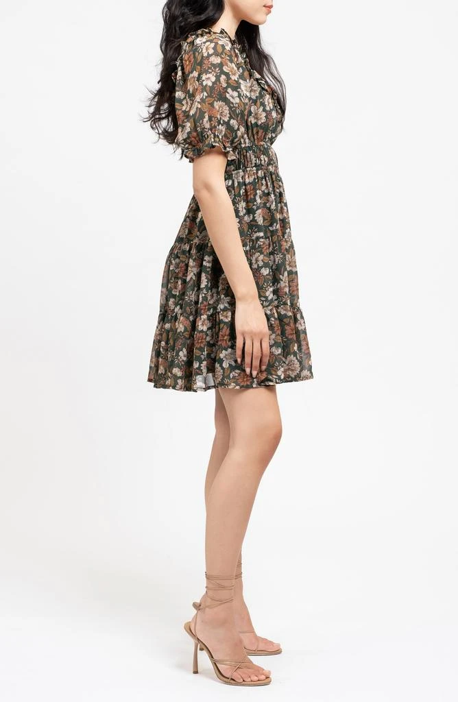 AUGUST SKY Floral Empire Waist Dress 5