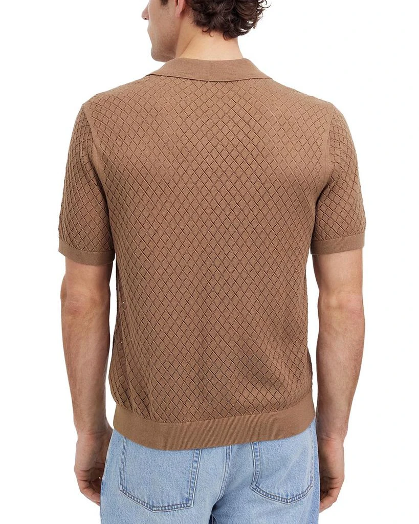 Madewell Diamond Pointelle Stitch Regular Fit Short Sleeve Sweater 5