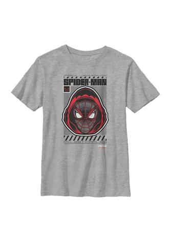 Spider-Man Man Boys 4 7 Hooded Hero Top