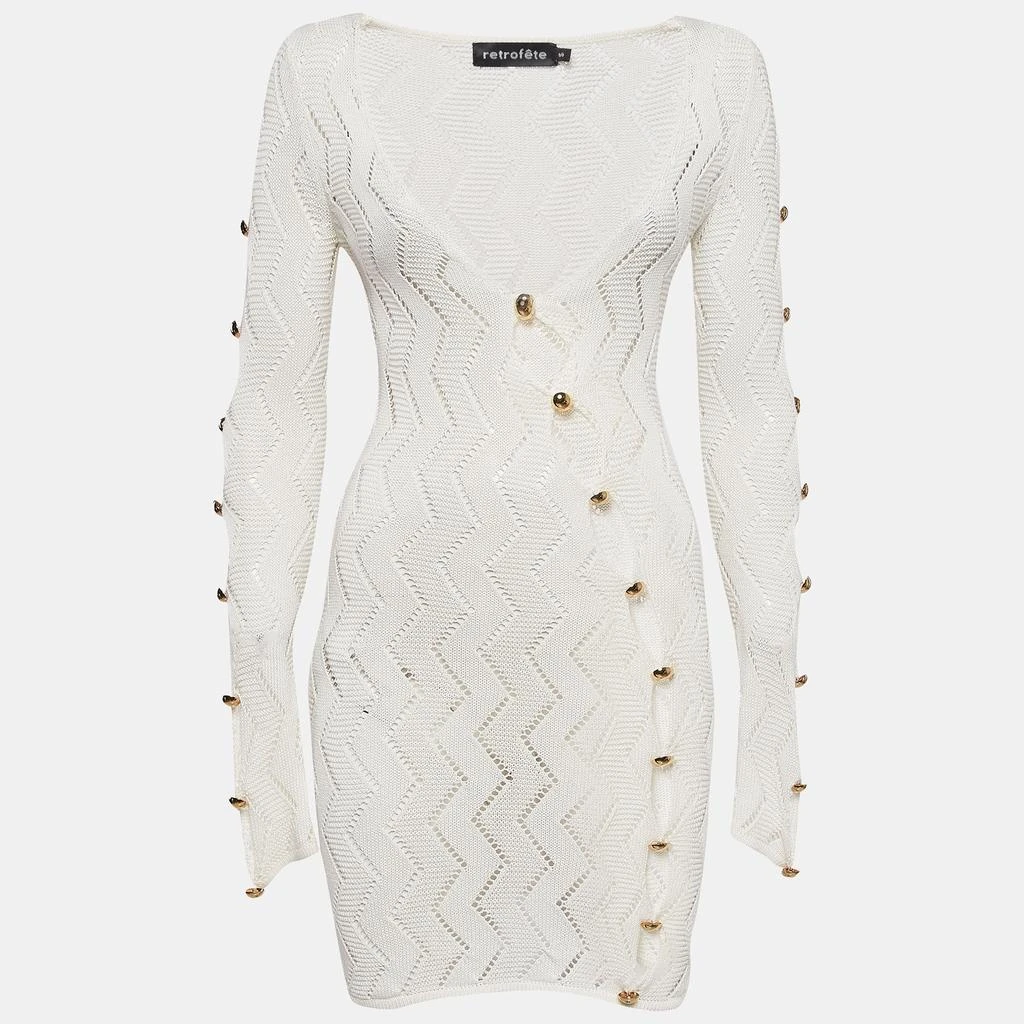 Retrofete White Pointelle Knit Peyton Cut-Out Mini Dress S On Sale Now with Up to 26% Off | Discover Exclusive Deals & Savings at BeyondStyle Authentic retrofte Women|Women's Clothes|Dresses with Retrofete White Pointelle Knit Peyton Cut-Out Mini Dress S On Sale Now with Up to 26% Off | Discover Exclusive Deals & Savings at BeyondStyle Authentic retrofte Women|Women's Clothes|Dresses with