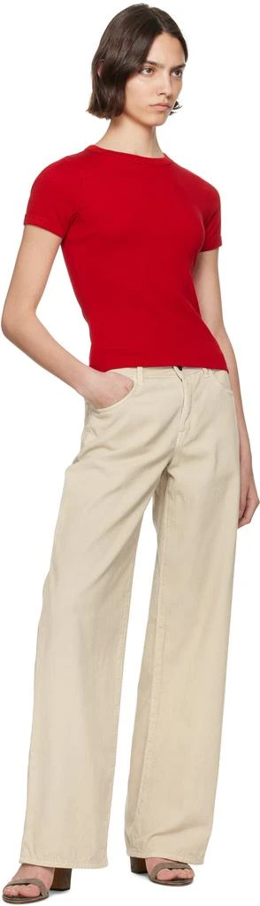 FLORE FLORE Red Car T-shirt 4