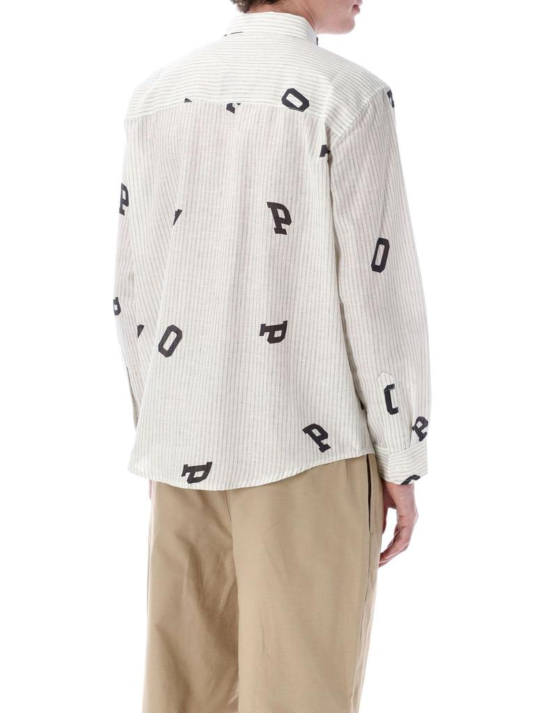 Pop Trading Company Pop Trading Company Letters Pattern Shirt