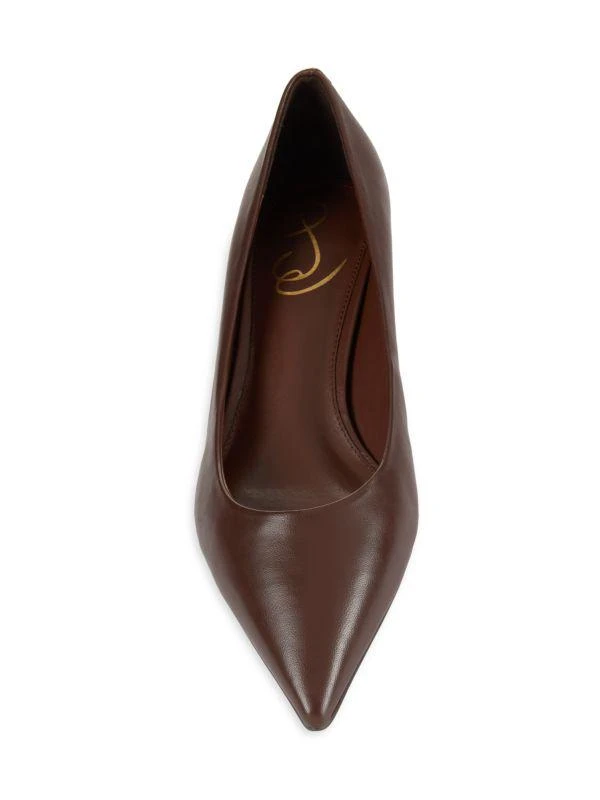 Sam Edelman Franci Leather Kitten Pumps 5