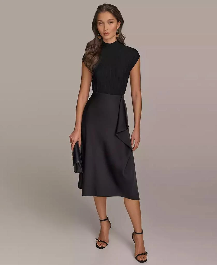Donna Karan Women's Ruffle-Front Skirt 5