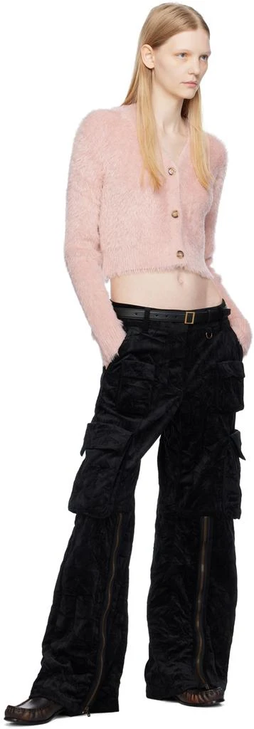 Acne Studios Pink Fluffy Cardigan 4