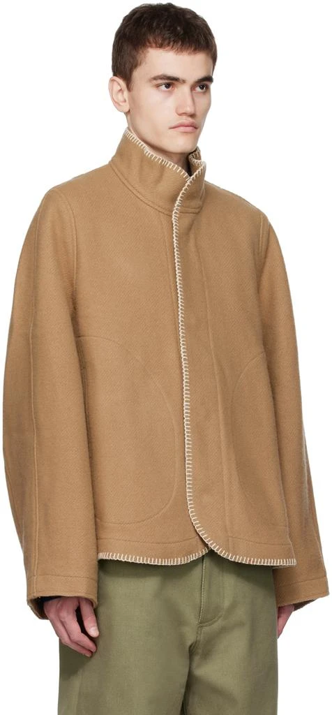 3MAN Beige Blanket Jacket 2