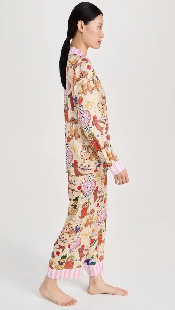 Karen Mabon Dog Desserts Long Sleeve Pajama Set 3