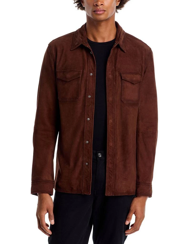 John Varvatos Izzy Suede Shirt Jacket 1