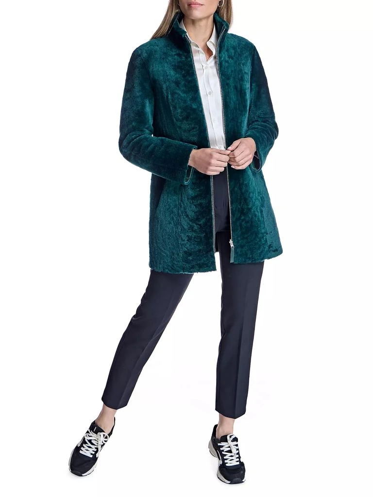 Maximilian Maximilian Reversible Shearling Lamb Jacket 7