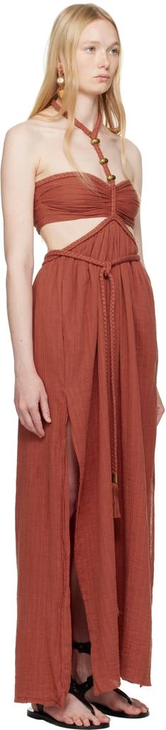 Isabel Marant Orange Justine Maxi Dress 2