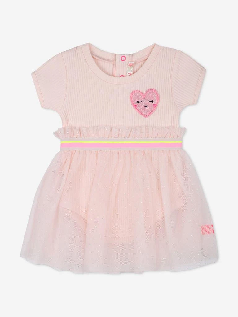 Billieblush Billieblush Baby Girls 2-In-1 Bodysuit Dress in Pink 1