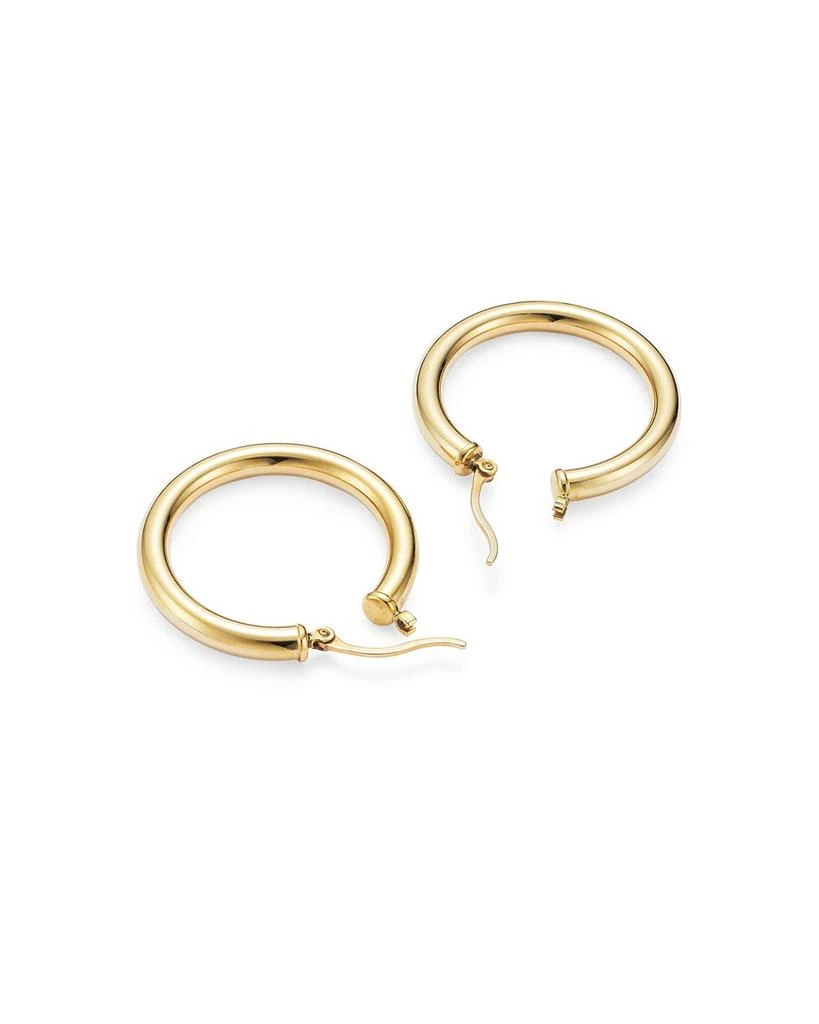 Bloomingdale's 14K Yellow Gold Tube Hoop Earrings 5