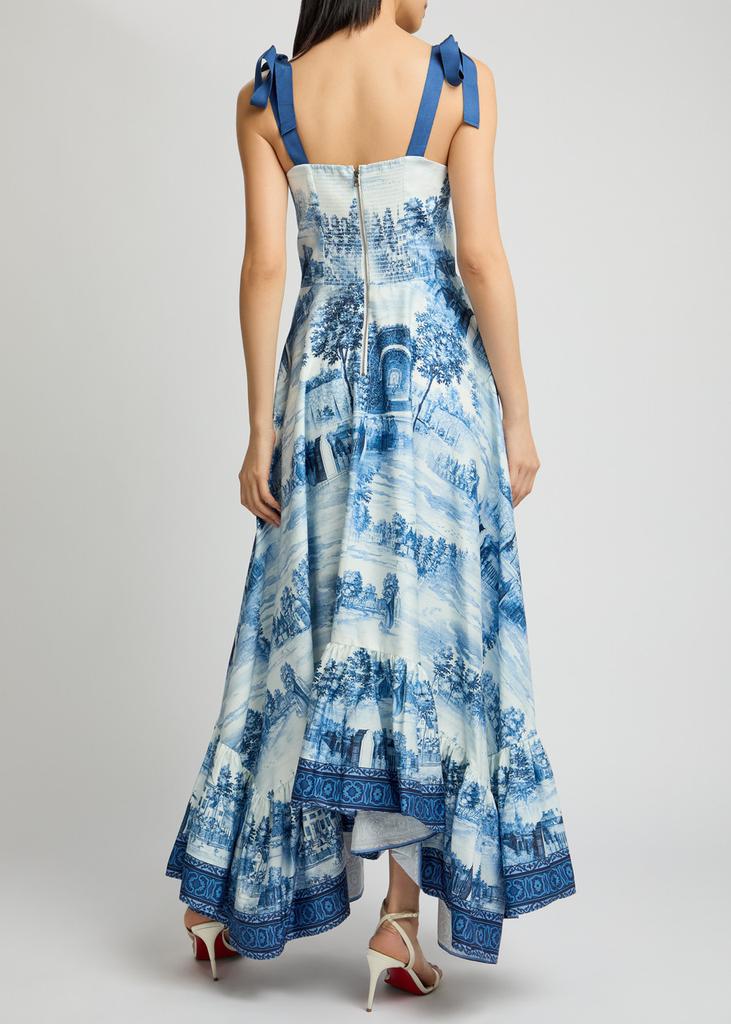 Alice + Olivia Rosalee printed stretch-cotton maxi dress